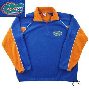 University Florida Gators Vintage Fleece Pullover 1/4 Zip Russell Athletic XL